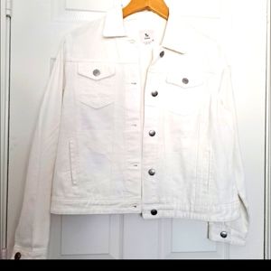 White denim jacket